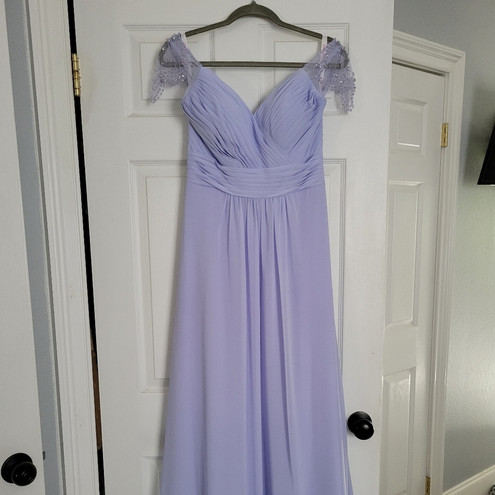 Formal lavender dress